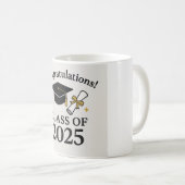 Afstuderen van 2025 - School Graduate Koffiemok (Voorkant rechts)