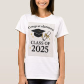 Afstuderen van 2025 - School Graduate T-shirt (Voorkant)