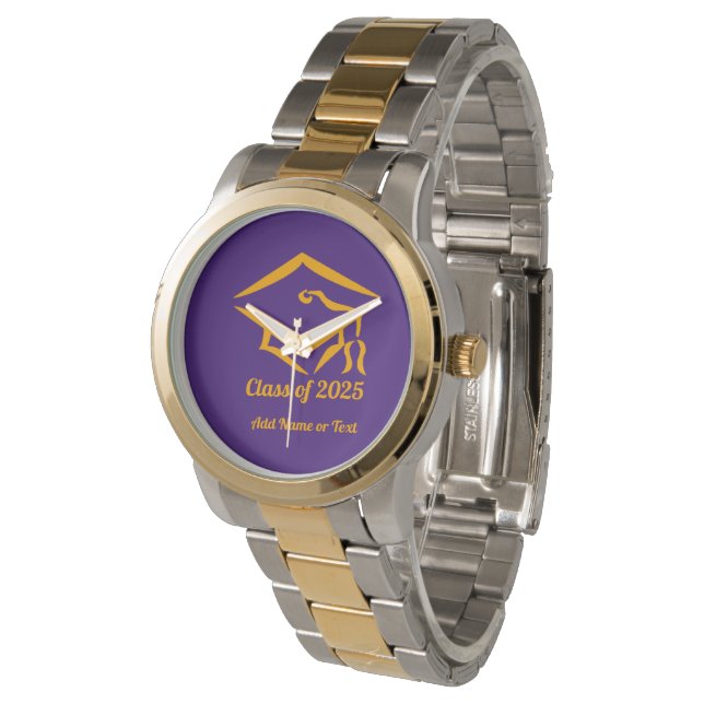 Afstuderen van 20? PURGLD aangepaste jaarnaam Horloge (Gekanteld)