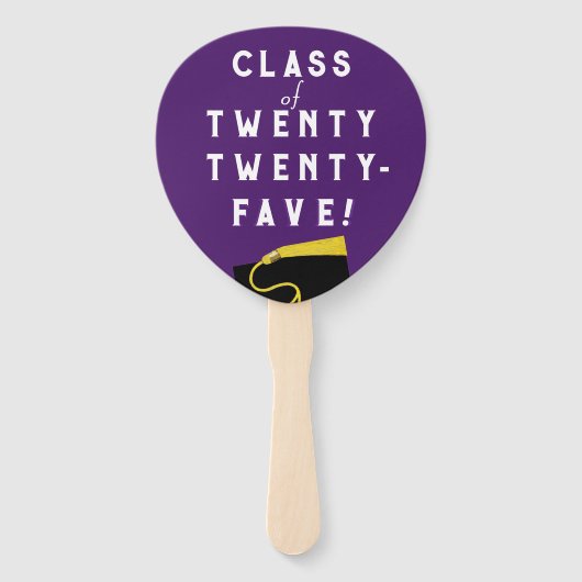 Afstuderen van '25 handwaaier (Voorkant)