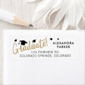 Afstuderen van Afstudeerders met vuurvaste, gouden Etiket (Insitu)