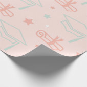 Afstuderen van afstuderen, verpakkingspapierpatroo cadeaupapier (Hoek)