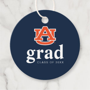 Afstuderen van Auburn - Auburn Tigers Bedankjes Labels