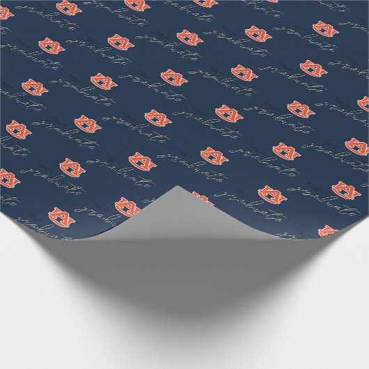 Afstuderen van Auburn - Auburn Tigers Cadeaupapier (Hoek)