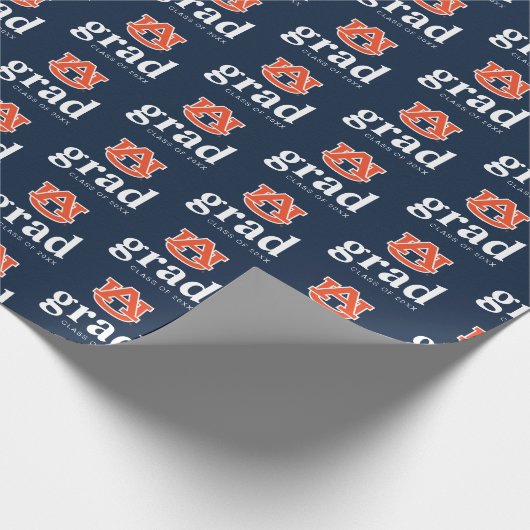 Afstuderen van Auburn - Auburn Tigers Cadeaupapier (Hoek)