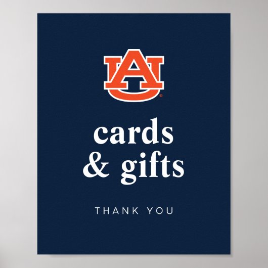 Afstuderen van Auburn - Auburn Tigers Poster (Voorkant)