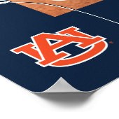 Afstuderen van Auburn - Auburn Tigers Poster (Hoek)