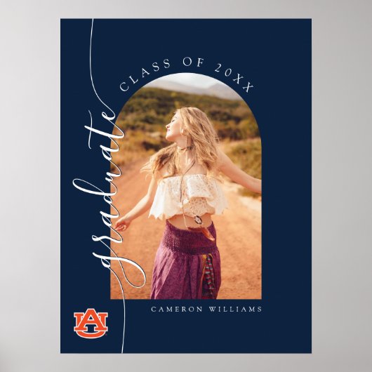 Afstuderen van Auburn - Auburn Tigers Poster (Voorkant)