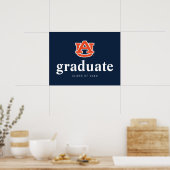 Afstuderen van Auburn - Auburn Tigers Poster (Keuken)