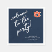 Afstuderen van Auburn - Auburn Tigers Servet (Voorkant)