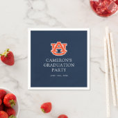 Afstuderen van Auburn - Auburn Tigers Servet (Insitu)