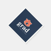 Afstuderen van Auburn - Auburn Tigers Servet (Hoek)