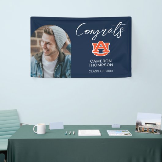 Afstuderen van Auburn - Auburn Tigers Spandoek (Beurs)