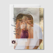 Afstuderen van Auburn - Auburn Tigers Vellum Uitnodigingen (Offset (Koppel))