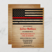 Afstuderen van begrotingstoezicht met dunne rode l (Voorkant / Achterkant)