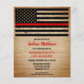 Afstuderen van begrotingstoezicht met dunne rode l (Voorkant)