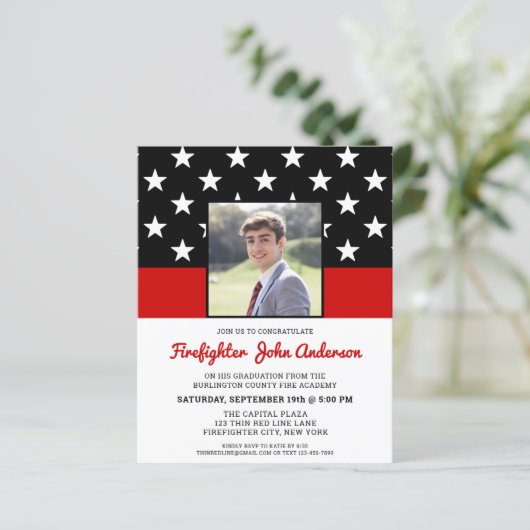 Afstuderen van begrotingvuursteiger Foto Rood uitg (Staand voorkant)