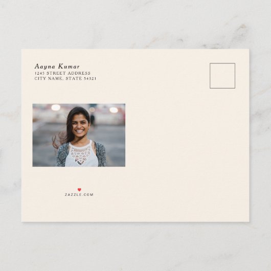  Afstuderen van bibliotheekboek Foto Aankondiging (Achterkant)