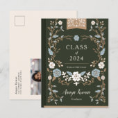  Afstuderen van bibliotheekboek Foto Aankondiging (Voorkant / Achterkant)