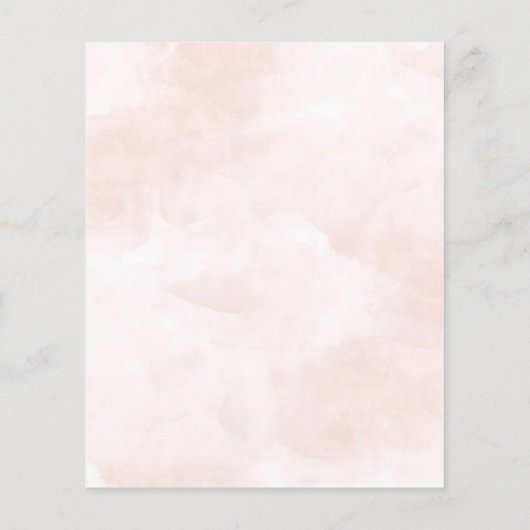 Afstuderen van budget Elegant roze handschrift (Achterkant)