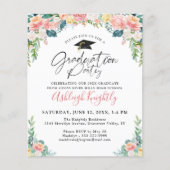 Afstuderen van budget Elegant roze handschrift (Voorkant)