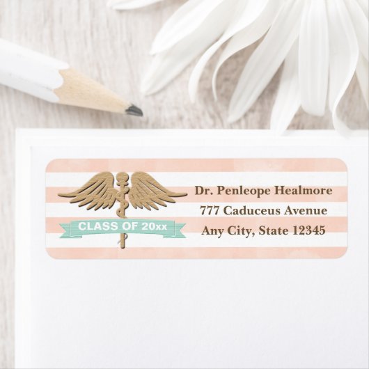 AFSTUDEREN VAN CADUCEUS VOOR ZACHTE EN AQUA ETIKET (Insitu)