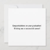 Afstuderen van de brandweer Rood Line Flag Fire Ac Kaart (Achterkant)