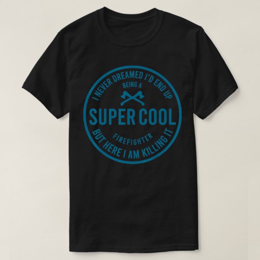 Afstuderen van de brandweervrouw van de vrijwillig t-shirt (Design voorkant)