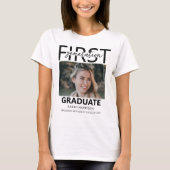 Afstuderen van de eerste generatie | Foto T-shirt (Voorkant)