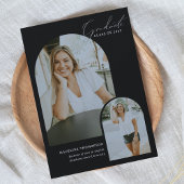 Afstuderen van de Foto van de Schildboog van het M Aankondiging