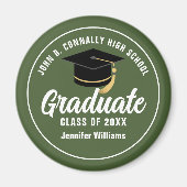 Afstuderen van de Groene Militaire School van het  Magneet (Voorkant)