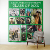 Afstuderen van de Groene School College Foto's Wandkleed (In situ)