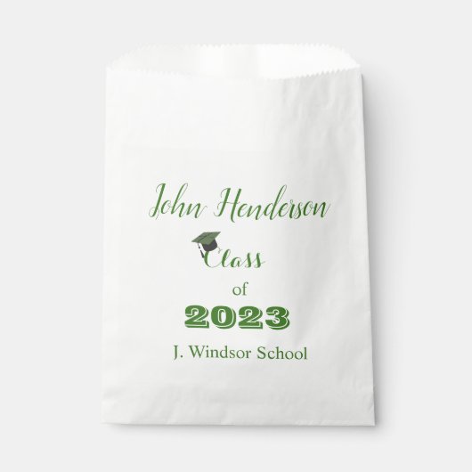 Afstuderen van de Groene & Witte Klasse van 2023 Bedankzakje (Voorkant)