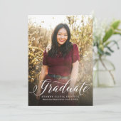 Afstuderen van de grote afbeelding aankondiging (Staand voorkant)