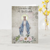 Afstuderen van de Heilige Maagd Maria begint Kaart (Gele Bloem)