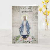 Afstuderen van de Heilige Maagd Maria begint Kaart (Gele Bloem)