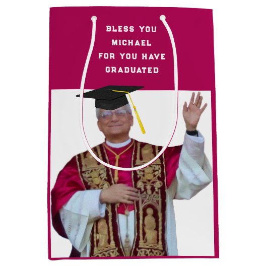 Afstuderen van de Katholieke School Medium Cadeauzakje (Voorkant)