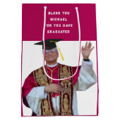 Afstuderen van de Katholieke School Medium Cadeauzakje (Achterkant)