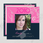 Afstuderen van de klasse 2010/Pet/Zwemelen Kaart (Voorkant / Achterkant)