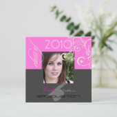 Afstuderen van de klasse 2010/Pet/Zwemelen Kaart (Staand voorkant)