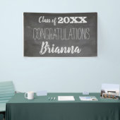 Afstuderen van de klasse Chalkboard van 2019 met t Spandoek (Beurs)