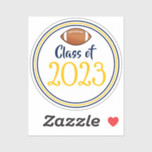 Afstuderen van de klasse Navy & Gold Football