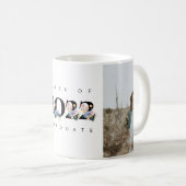 Afstuderen van de kleurrijke zomer van Floral Foto Koffiemok (Voorkant rechts)