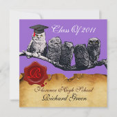 AFSTUDEREN VAN DE LEERWEG WAX SEAL MONOGRAM KAART (Voorkant)