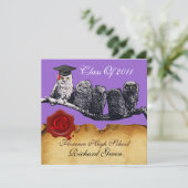 AFSTUDEREN VAN DE LEERWEG WAX SEAL MONOGRAM KAART (Staand voorkant)