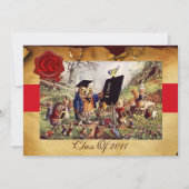 AFSTUDEREN VAN DE LEERWEG WAX SEAL MONOGRAM KAART (Voorkant)