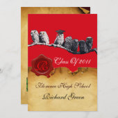 AFSTUDEREN VAN DE LEERWEG WAX SEAL MONOGRAM KAART (Voorkant / Achterkant)