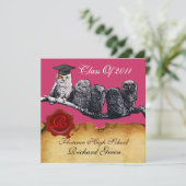 AFSTUDEREN VAN DE LEERWEG WAX SEAL MONOGRAM KAART (Staand voorkant)