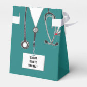 Afstuderen van de medische faculteit bedankdoosjes (Achterkant)