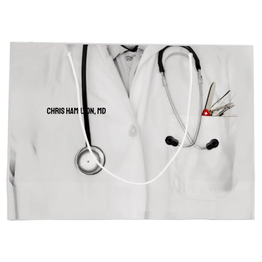 Afstuderen van de medische faculteit Grote Cadeaus Groot Cadeauzakje (Achterkant)